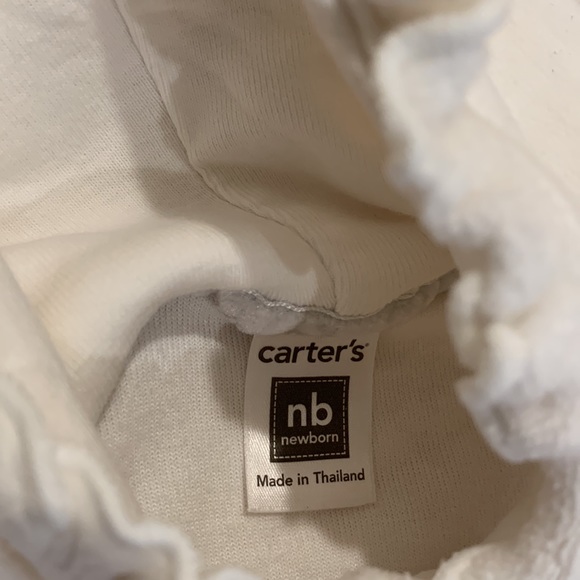Carters jacket and pants set (white)- size newborn - Picture 6 of 9